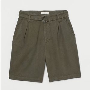 H&M Belted Shorts